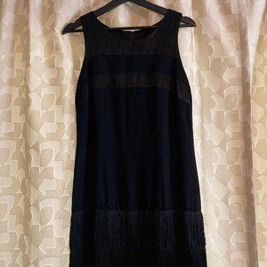 Vintage Black Flapper Style Dress